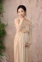 孕妇人妻李小葱生完孩子100天后紧接着换上了旗袍0