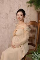 孕妇人妻李小葱生完孩子100天后紧接着换上了旗袍1