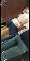 路上偷拍随拍牛仔裤0