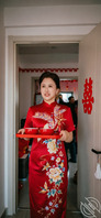 去年结婚 跟骚逼老妈的合照