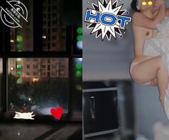 晚上趁姐姐熟睡，抓住机会偷偷拍照0