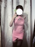 粉色性感连衣裙1