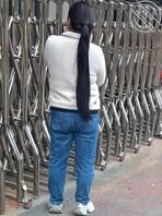 街拍长发坦克少妇0