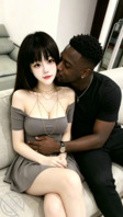 监控下母狗张欢被黑人套弄调教，被无套内射
