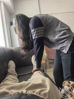 今天找到机会让女儿帮我按摩了