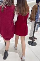 红裙小姐姐肉丝粉内