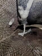 爽玩妹妹的黑色贝壳头鞋2