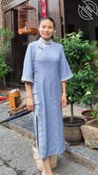 旗袍少妇淫荡妓女 后有露脸裸照1