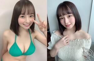 145公分巨乳小萝莉「大嶋みく」萝莉身高+饱满雪乳超犯规　胸前「浑圆半球