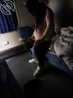 真实火车站无套内射搭讪。9个月的孕妇,然后在卫生间无套内射0