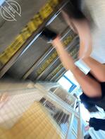 抄底大美臀、后看真的很性感、太紧张没拍好