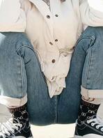 大姨子牛仔裤真漂亮1