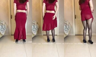 原创验证 黑丝阿姨跳一段简单的肚皮舞