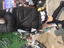 jk 精美少女长腿 光线下的黑色小腿袜格外诱人1