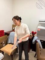 求人打印，合照射屏