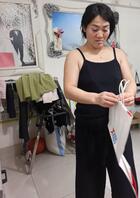 寄宿日常，一不小心射在了大嫂换下来没来得及洗的原味内裤上0
