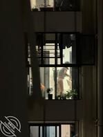 偷拍对面女邻居0