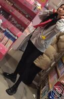 原创抄底 高颜值jk黑丝妹0