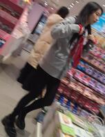 原创抄底 高颜值jk黑丝妹1