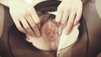 终于约到朋友的表妹，湿润润的1