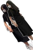 抄底CD黑色长裙妹妹1