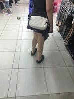 【街拍偷拍】偶遇丝袜骚少妇，果断抄底偷拍！0