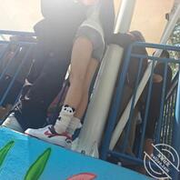 动物园遇到完美的腿，差一点从后面射出来2