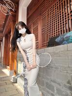 丝袜高跟旗袍打球2