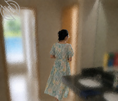 惊险！厕所偷拍体制内骚逼女科长被发现！1