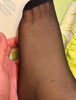 骚母猪魏芸帆的黑丝骚脚1