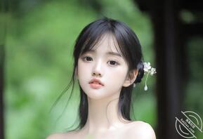 古风萝莉，一脸欠操的样子。0