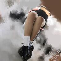 桌底偷拍骚货女大肉丝肉腿