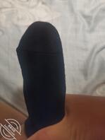 继续拿表妹袜子打胶