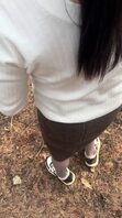带妈妈去爬山，中途操了她