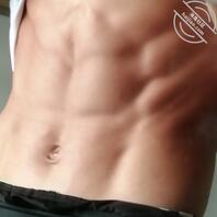 居家自拍腹肌猛男2