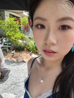 前男友很喜欢把他的贴在我脸上拍照 有点想他了0