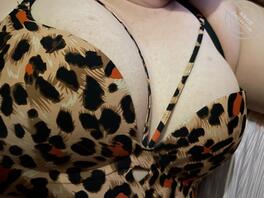 穿豹纹内衣的大胸小姨子2