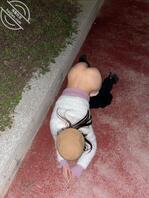 风骚母狗露出，骚就要分享出来。0