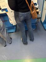 牛仔裤骚臀