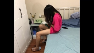 女友刮完毛后被我操