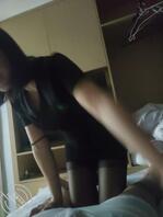 黑丝袜的技师穿蕾丝内裤是真的诱惑，广州1