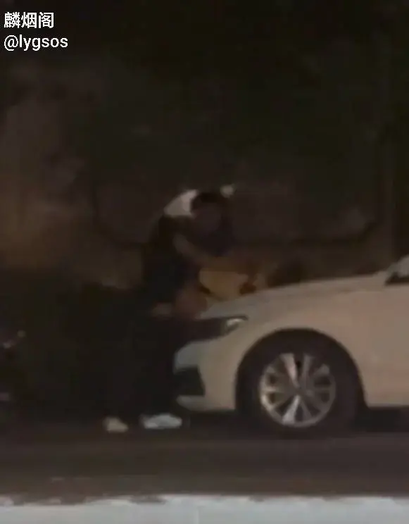 打野！濮阳华府山水引擎盖激战 一男一女车上激情视频火爆流出