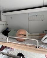 车厢里露出，有人路过不敢全露1