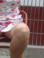 熟女大妈走光照片2