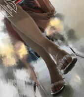 校园文化节桌下偷拍女大骚脚1