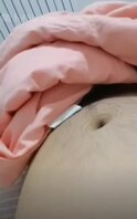 （真实父女已成年）早起在被窝叫女儿给口