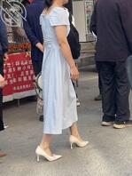 （102）农村集市上遇见的高跟美少妇 让人眼前一亮