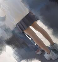 原创跟拍女大学生光腿神器0