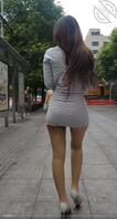 街拍超短包臀裙系列-30