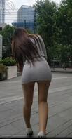 街拍超短包臀裙-40